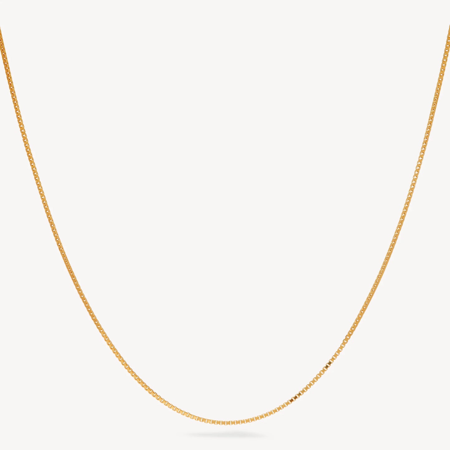 Box Chain Slider Necklace