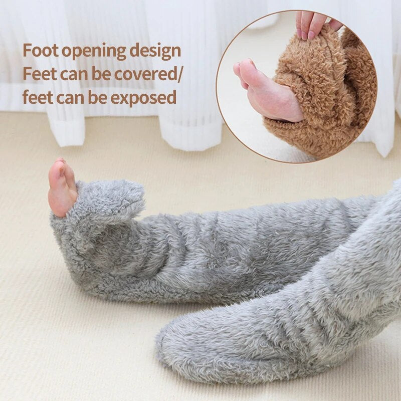 Snuggs Cozy Socks Knee High Protection for Warmth Snugglepaws Sock Slippers Slipper Socks for Women Foot Protection