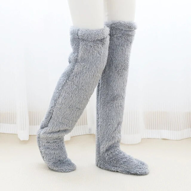 Snuggs Cozy Socks Knee High Protection for Warmth Snugglepaws Sock Slippers Slipper Socks for Women Foot Protection